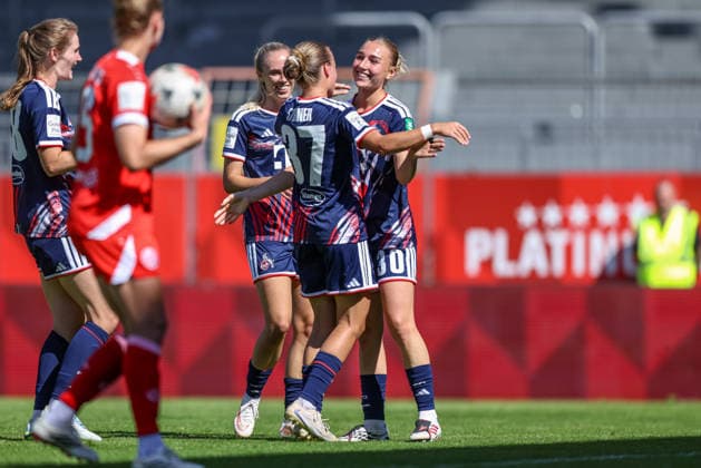 GER, Mainz, FSV Mainz 05 vs 1. FC Köln, Google Pixel Frauen Bundesliga, Fussball, DFB, Spielzeit 2026 2027, Bruchwegstadion, 3. Spieltag im Bild: Sophie Nachtigall (FC Köln Frauen 30), erzielt per Elfmeter das 0:2, Tor, Jubel und Freude, Emotionen DFB DFL REGULATIONS PROHIBIT ANY USE OF PHOTOGRAPHS AS IMAGE SEQUENCES AND OR QUASI-VIDEO, 05.09.2026 *** GER, Mainz, FSV Mainz 05 vs. 1. FC Köln, Google Pixel Women s Bundesliga, Soccer, DFB, 2026–2027 Season, Bruchwegstadion, Matchday 3 in pictures: Sophie Nachtigall (FC Köln Women, age 30) scores the 0–2 goal on a penalty kick, Celebration and joy, emotions. DFB and DFL regulations prohibit any use of photographs as image sequences and or quasi-video. September 5, 2026 Copyright: HMBxMedia HendrikxHamelau