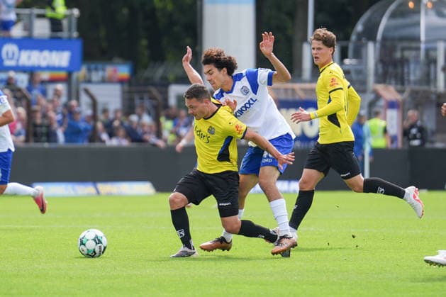 Deutschland: Fussball, 3. Liga, 4. Spieltag, Hänsch-Arena, SV Meppen vs. 1. FC Saarbrücken: Niclas Nadj (SV Meppen, 40) Copyright: xMichelxWittex