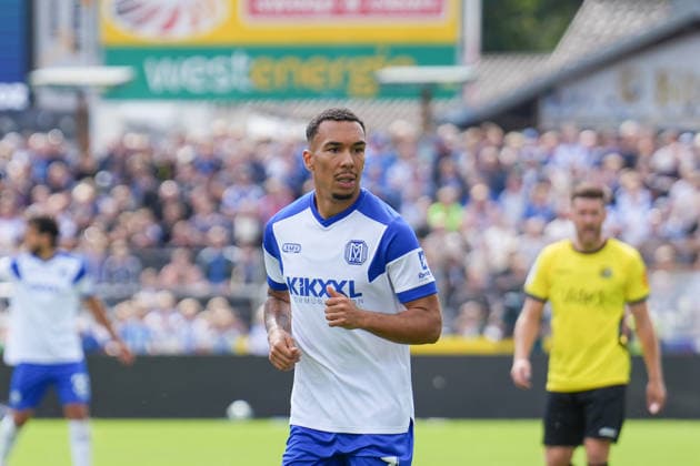 Deutschland: Fussball, 3. Liga, 4. Spieltag, Hänsch-Arena, SV Meppen vs. 1. FC Saarbrücken: Oliver Schmitt (SV Meppen, 7) Copyright: xMichelxWittex
