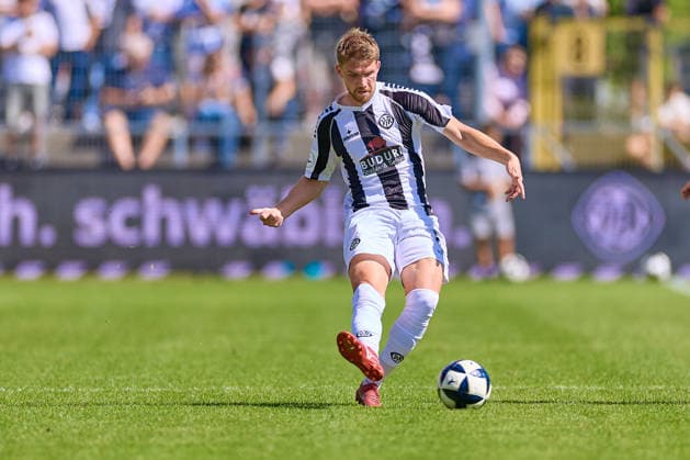 Portrait, Portraet, Freisteller Jascha Doeringer (VfR Aalen, 08) VfR Aalen vs. SV Eintracht-Trier, Fussball, Regionalliga Suedwest - Herren, 5. Spieltag, Spielzeit 2026 2027, 05.09.2026 VfR Aalen vs. SV Eintracht-Trier, Fussball, Regionalliga Suedwest - Herren, 5. Spieltag, Spielzeit 2026 2027, 05.09.2026 Aalen Copyright: xEibner-Pressefoto GeraldxOelze-dexStoppanyx EP_ODS
