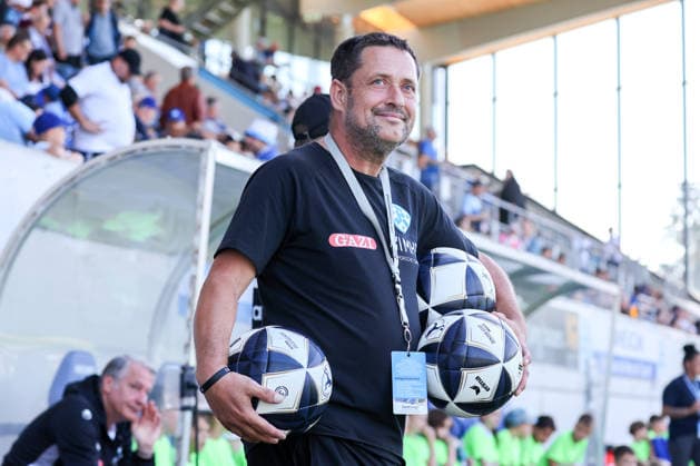 05.09.2026, Deutschland, Stuttgart, Fussball, Regionalliga Südwest, SV Stuttgarter Kickers vs. 1. FSV Mainz 05 II, Zeugwart Dieter Kerschstein (Kickers)