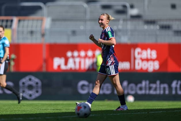 GER, Mainz, FSV Mainz 05 vs 1. FC Köln, Google Pixel Frauen Bundesliga, Fussball, DFB, Spielzeit 2026 2027, Bruchwegstadion, 3. Spieltag im Bild: Sophie Nachtigall (FC Köln Frauen 30), Tor, Jubel und Freude, Emotionen DFB DFL REGULATIONS PROHIBIT ANY USE OF PHOTOGRAPHS AS IMAGE SEQUENCES AND OR QUASI-VIDEO, 05.09.2026 *** GER, Mainz, FSV Mainz 05 vs. 1. FC Köln, Google Pixel Women s Bundesliga, Soccer, DFB, 2026–2027 Season, Bruchwegstadion, Matchday 3 in Pictures: Sophie Nachtigall, 1. FC Köln Women s Team, 30, Goal, Celebration and Joy, Emotions. DFB and DFL regulations prohibit any use of photographs as image sequences and or quasi-video. May 9, 2026 Copyright: HMBxMedia HendrikxHamelau