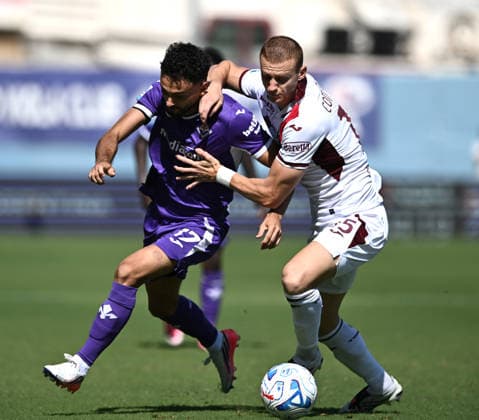 Mp Firenze 05 09 2026 - campionato di calcio serie A Fiorentina-Torino foto Matteo Papini Image nella foto: Joao Mario-Pietro Comuzzo 