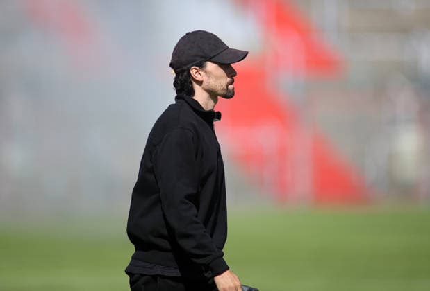 Fussball, Herren, Regionalliga Bayern, Saison 2026 2027, SpVgg Unterhaching - FC Augsburg II, Amateure Markus Schwabl (SpVgg Unterhaching) war heute nur Zuschauer