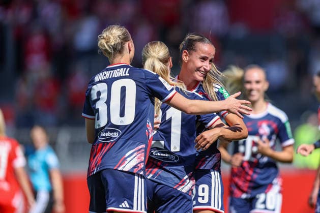 GER, Mainz, FSV Mainz 05 vs 1. FC Köln, Google Pixel Frauen Bundesliga, Fussball, DFB, Spielzeit 2026 2027, Bruchwegstadion, 3. Spieltag im Bild: Vanessa Leimenstoll (FC Köln Frauen 29), Tor, Jubel und Freude, Emotionen, 0:3 DFB DFL REGULATIONS PROHIBIT ANY USE OF PHOTOGRAPHS AS IMAGE SEQUENCES AND OR QUASI-VIDEO, 05.09.2026 *** GER, Mainz, FSV Mainz 05 vs. 1. FC Köln, Google Pixel Women s Bundesliga, Soccer, DFB, 2026–2027 Season, Bruchwegstadion, Matchday 3: Vanessa Leimenstoll (FC Köln Women, 29), Goal, Celebration and Joy, Emotions, 0–3 DFB DFL REGULATIONS PROHIBIT ANY USE OF PHOTOGRAPHS AS IMAGE SEQUENCES AND OR QUASI-VIDEO, September 5, 2026 Copyright: HMBxMedia HendrikxHamelau