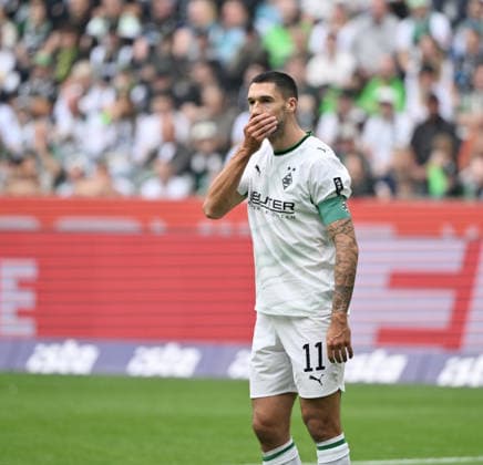 Tim Kleindienst (Borussia Moenchengladbach) 05.09.2026, Fussball 1. Bundesliga, Saison 2026 2027, 2. Spieltag, Borussia Mönchengladbach - SV Elversberg DFL regulations prohibit any use of photographs as image sequences and or quasi-video Moenchengladbach Ista-Borussia-Park Nordrhein Westfalen Deutschland *** Tim Kleindienst, Borussia Mönchengladbach, September 5, 2026, Soccer, Bundesliga 1, 2026–2027 season, Matchday 2, Borussia Mönchengladbach vs. SV Elversberg. DFL regulations prohibit any use of photographs as image sequences and or quasi-video. Mönchengladbach, Borussia Park, North Rhine-Westphalia, Germany Team2