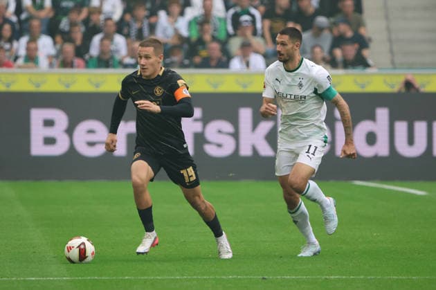 05.09.2026, Fussball, Herren, 1. Bundesliga, Saison 2026 2027, Borussia Mönchengladbach - SV 07 Elversberg, Lukas Pinckert (SV 07 Elversberg), Tim Kleindienst (Borussia Mönchengladbach) Mönchengladbach Ista-Borussia-Park Nordrhein-Westfalen Deutschland (DEU) *** September 5, 2026, Soccer, Men s, 1. Bundesliga, 2026–2027 season, Borussia Mönchengladbach vs. SV 07 Elversberg, Lukas Pinckert (SV 07 Elversberg), Tim Kleindienst (Borussia Mönchengladbach), Mönchengladbach, Ista, Borussia Park, North Rhine-Westphalia, Germany, DEU Copyright: xSebastianxBachx