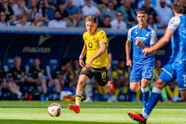 1. Bundesliga, 2. Spieltag, TSG 1899 Hoffenheim vs. Borussia Dortmund am 05.09.2026 Konstantinos Karetsas WICHTIGER HINWEIS: Gemäß den Vorgaben der DFL und des DFB ist es untersagt, in dem Stadion und oder vom Spiel angefertigte Fotoaufnahmen in Form von Sequenzbildern und oder videoähnlichen Fotostrecken zu verwerten bzw. verwerten zu lassen. *** Bundesliga 1, Matchday 2, TSG 1899 Hoffenheim vs. Borussia Dortmund on September 5, 2026, Konstantinos Karetsas IMPORTANT NOTICE: In accordance with DFL and DFB regulations, it is prohibited to use or allow the use of photographs taken in the stadium and or during the game in the form of sequential images and or video-like photo series Copyright: xBahhoxKarax