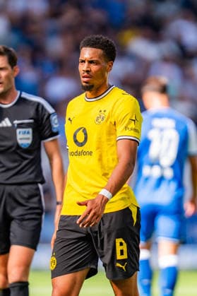 1. Bundesliga, 2. Spieltag, TSG 1899 Hoffenheim vs. Borussia Dortmund am 05.09.2026 Felix Nmecha WICHTIGER HINWEIS: Gemäß den Vorgaben der DFL und des DFB ist es untersagt, in dem Stadion und oder vom Spiel angefertigte Fotoaufnahmen in Form von Sequenzbildern und oder videoähnlichen Fotostrecken zu verwerten bzw. verwerten zu lassen. *** Bundesliga 1, Matchday 2, TSG 1899 Hoffenheim vs. Borussia Dortmund on September 5, 2026 Felix Nmecha IMPORTANT NOTICE: In accordance with the guidelines of the DFL and the DFB, it is prohibited to use or allow the use of photographs taken in the stadium and or during the game in the form of sequential images and or video-like photo series. Copyright: xBahhoxKarax