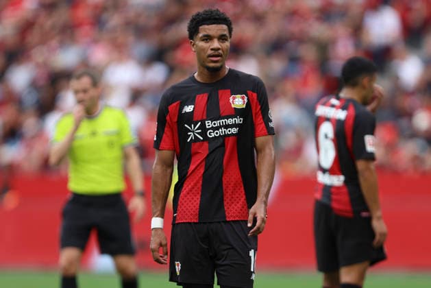 Malik Tillmann (Bayer 04 Leverkusen) schaut waehrend des Spiels der 1. Bundesliga zwischen Bayer 04 Leverkusen und 1. FC Union Berlin, BayArena am 05. September 2026 in Leverkusen, Deutschland. (Foto von Oliver Kaelke DeFodi Images) +++ Malik Tillmann (Bayer 04 Leverkusen) looks on during the Bundesliga match between Bayer 04 Leverkusen and 1. FC Union Berlin at BayArena on September 5, 2026 in Leverkusen, Germany. (Photo by Oliver Kaelke DeFodi Images) DFB DFL REGULATIONS PROHIBIT ANY USE OF PHOTOGRAPHS AS IMAGE SEQUENCES AND OR QUASI-VIDEO. (Photo by Oliver Kaelke DeFodi Images) - *** Malik Tillmann of Bayer 04 Leverkusen looks on during the Bundesliga match between Bayer 04 Leverkusen and 1. FC Union Berlin, BayArena on September 5, 2026, in Leverkusen, Germany. Photo by Oliver Kaelke, DeFodi Images. Malik Tillmann of Bayer 04 Leverkusen looks on during the Bundesliga match between Bayer 04 Leverkusen and 1 FC Union Berlin at BayArena on September 5, 2026 in Leverkusen, Germany. Photo by Oliver Kaelke, DeFodi Images. DFB and DFL regulations prohibit any use of photographs as image sequences and or quasi-video. Photo by Oliver Kaelke, DeFodi Images.