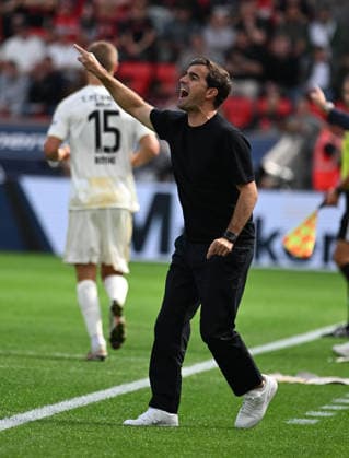 05.09.2026, xophax, Fussball 1.Bundesliga, Bayer 04 Leverkusen - 1.FC Union Berlin Trainer Carles Martinez ( Bayer 04 Leverkusen ) (DFL DFB REGULATIONS PROHIBIT ANY USE OF PHOTOGRAPHS as IMAGE SEQUENCES and or QUASI-VIDEO) Leverkusen *** September 5, 2026, xophax, Soccer, Bundesliga 1, Bayer 04 Leverkusen 1 FC Union Berlin, Coach Carles Martinez, Bayer 04 Leverkusen, DFL, DFB. REGULATIONS PROHIBIT ANY USE OF PHOTOGRAPHS AS IMAGE SEQUENCES AND OR QUASI-VIDEO. Leverkusen