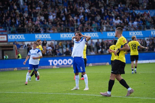 Deutschland: Fussball, 3. Liga, 4. Spieltag, Hänsch-Arena, SV Meppen vs. 1. FC Saarbrücken: Ersin Zehir (SV Meppen, 6) Tor zum Anschluss, Jubel Copyright: xMichelxWittex