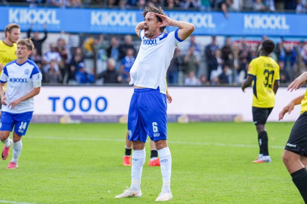 Deutschland: Fussball, 3. Liga, 4. Spieltag, Hänsch-Arena, SV Meppen vs. 1. FC Saarbrücken: Ersin Zehir (SV Meppen, 6) Tor zum Anschluss, Jubel Copyright: xMichelxWittex