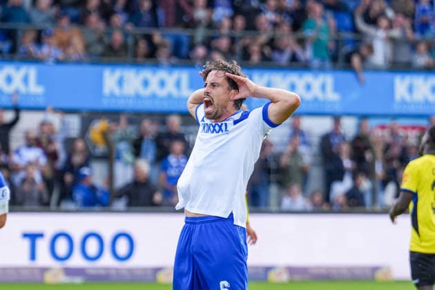 Deutschland: Fussball, 3. Liga, 4. Spieltag, Hänsch-Arena, SV Meppen vs. 1. FC Saarbrücken: Ersin Zehir (SV Meppen, 6) Tor zum Anschluss, Jubel Copyright: xMichelxWittex