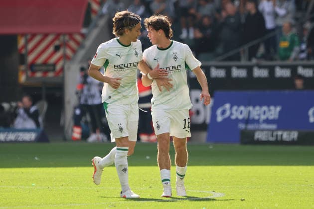 05.09.2026, Fussball, Herren, 1. Bundesliga, Saison 2026 2027, Borussia Mönchengladbach - SV 07 Elversberg, Ko Itakura (Borussia Mönchengladbach), Philipp Sander (Borussia Mönchengladbach) Mönchengladbach Ista-Borussia-Park Nordrhein-Westfalen Deutschland (DEU) *** September 5, 2026, Soccer, Men s, 1. Bundesliga, 2026–2027 season, Borussia Mönchengladbach vs. SV 07 Elversberg, Ko Itakura (Borussia Mönchengladbach), Philipp Sander (Borussia Mönchengladbach), Mönchengladbach, Borussia Park, North Rhine-Westphalia, Germany (DEU) Copyright: xSebastianxBachx