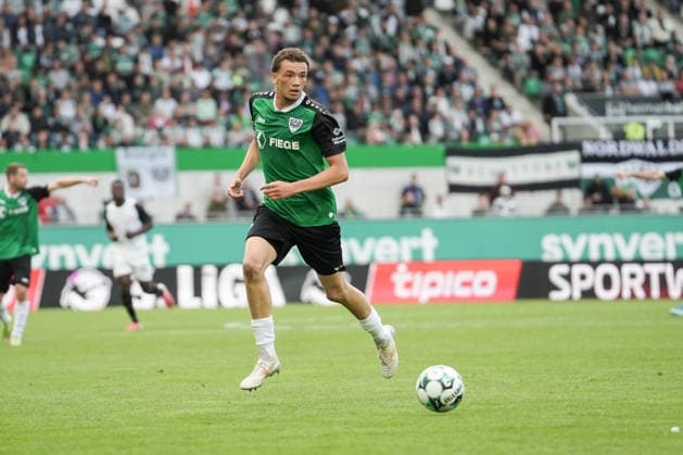Deutschland: 3. Liga 2026 2027 4. Spieltag, SC Preußen Münster vs TSV Havelse, Samstag, 05.09.2026 LVM-Preußenstadion (Münster, Nordrhein-Westfalen, Deutschland) Samuel Althaus (SC Preußen Münster, 44) Copyright: xMerlexKölkingx