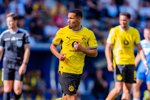 1. Bundesliga, 2. Spieltag, TSG 1899 Hoffenheim vs. Borussia Dortmund am 05.09.2026 Ethan Nwaneri WICHTIGER HINWEIS: Gemäß den Vorgaben der DFL und des DFB ist es untersagt, in dem Stadion und oder vom Spiel angefertigte Fotoaufnahmen in Form von Sequenzbildern und oder videoähnlichen Fotostrecken zu verwerten bzw. verwerten zu lassen. *** Bundesliga 1, Matchday 2, TSG 1899 Hoffenheim vs. Borussia Dortmund on September 5, 2026 Ethan Nwaneri IMPORTANT NOTICE In accordance with DFL and DFB regulations, it is prohibited to use or allow the use of photographs taken in the stadium and or during the match in the form of sequential images and or video-like photo sequences Copyright: xBahhoxKarax