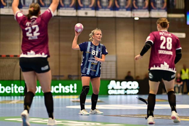 Handball I Frauen I Saison 2026-2027 I Bundesliga I 2. Spieltag I Buxtehuder SV - HC Leipzig I 05.09.2026 Ruslana Litvinov (81, Buxtehuder Sportverein) Buxtehude Halle Nord (Neu) Niedersachsen Deutschland Copyright: xLobeca FelixxWeißbergx