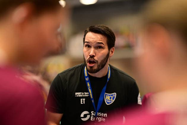 Handball I Frauen I Saison 2026-2027 I Bundesliga I 2. Spieltag I Buxtehuder SV - HC Leipzig I 05.09.2026 Erik Töpfer (HC Leipzig) Buxtehude Halle Nord (Neu) Niedersachsen Deutschland Copyright: xLobeca FelixxWeißbergx