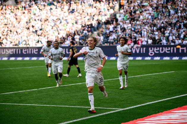 MOENCHENGLADBACH, GERMANY - 5 SEPTEMBER, 2026: Hugo Bolin - The 1.Bundesliga match Borussia Moenchengladbach vs. SV Elversberg at Borussia-Park.  Copyright: xVitaliixKliuievx