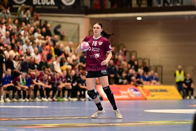 Handball I Frauen I Saison 2026-2027 I Bundesliga I 2. Spieltag I Buxtehuder SV - HC Leipzig I 05.09.2026 Lisa Lammich (76, HC Leipzig) Buxtehude Halle Nord (Neu) Niedersachsen Deutschland Copyright: xLobeca FelixxWeißbergx