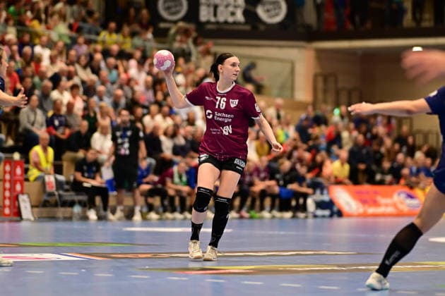 Handball I Frauen I Saison 2026-2027 I Bundesliga I 2. Spieltag I Buxtehuder SV - HC Leipzig I 05.09.2026 Lisa Lammich (76, HC Leipzig) Buxtehude Halle Nord (Neu) Niedersachsen Deutschland Copyright: xLobeca FelixxWeißbergx