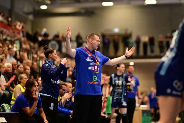 Handball I Frauen I Saison 2026-2027 I Bundesliga I 2. Spieltag I Buxtehuder SV - HC Leipzig I 05.09.2026 Jonas Schlender (Buxtehuder Sportverein) Buxtehude Halle Nord (Neu) Niedersachsen Deutschland Copyright: xLobeca FelixxWeißbergx