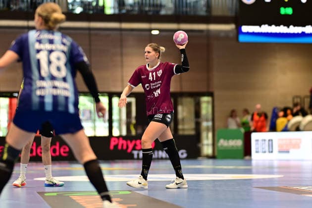 Handball I Frauen I Saison 2026-2027 I Bundesliga I 2. Spieltag I Buxtehuder SV - HC Leipzig I 05.09.2026 Wiebke Meyer (41, HC Leipzig) Buxtehude Halle Nord (Neu) Niedersachsen Deutschland Copyright: xLobeca FelixxWeißbergx