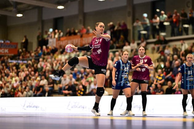 Handball I Frauen I Saison 2026-2027 I Bundesliga I 2. Spieltag I Buxtehuder SV - HC Leipzig I 05.09.2026 Marlene Tucholke (23, HC Leipzig) Buxtehude Halle Nord (Neu) Niedersachsen Deutschland Copyright: xLobeca FelixxWeißbergx