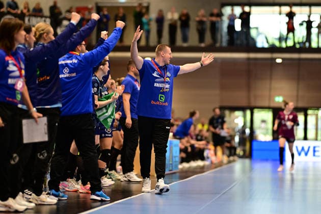 Handball I Frauen I Saison 2026-2027 I Bundesliga I 2. Spieltag I Buxtehuder SV - HC Leipzig I 05.09.2026 Jonas Schlender (Buxtehuder Sportverein) Buxtehude Halle Nord (Neu) Niedersachsen Deutschland Copyright: xLobeca FelixxWeißbergx