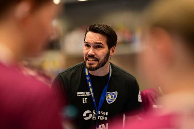 Handball I Frauen I Saison 2026-2027 I Bundesliga I 2. Spieltag I Buxtehuder SV - HC Leipzig I 05.09.2026 Erik Töpfer (HC Leipzig) Buxtehude Halle Nord (Neu) Niedersachsen Deutschland Copyright: xLobeca FelixxWeißbergx