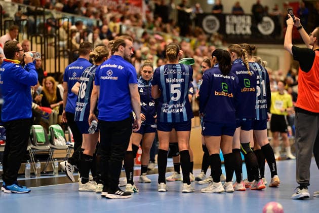 Handball I Frauen I Saison 2026-2027 I Bundesliga I 2. Spieltag I Buxtehuder SV - HC Leipzig I 05.09.2026 Buxtehuder Sportverein Frauen zusammenBuxtehuder Sportverein Frauen zusammen Buxtehude Halle Nord (Neu) Niedersachsen Deutschland Copyright: xLobeca FelixxWeißbergx