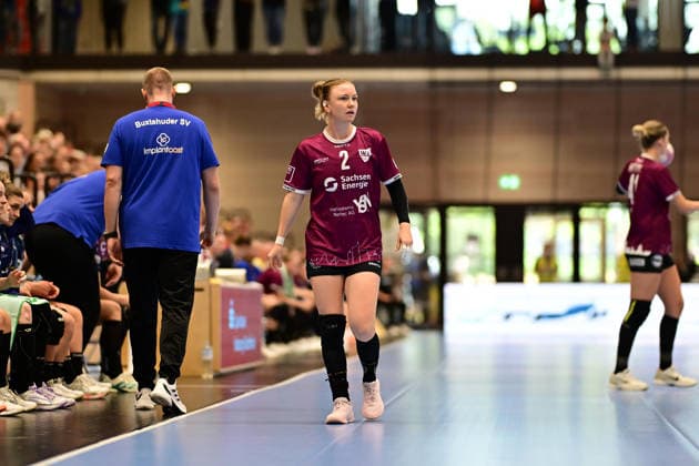 Handball I Frauen I Saison 2026-2027 I Bundesliga I 2. Spieltag I Buxtehuder SV - HC Leipzig I 05.09.2026 Pauline Uhlmann (2, HC Leipzig) Buxtehude Halle Nord (Neu) Niedersachsen Deutschland Copyright: xLobeca FelixxWeißbergx
