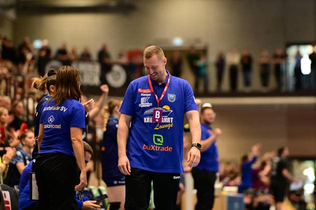 Handball I Frauen I Saison 2026-2027 I Bundesliga I 2. Spieltag I Buxtehuder SV - HC Leipzig I 05.09.2026 Jonas Schlender (Buxtehuder Sportverein) Buxtehude Halle Nord (Neu) Niedersachsen Deutschland Copyright: xLobeca FelixxWeißbergx