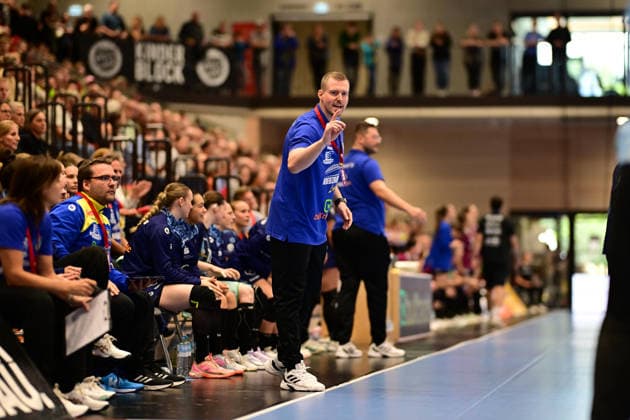 Handball I Frauen I Saison 2026-2027 I Bundesliga I 2. Spieltag I Buxtehuder SV - HC Leipzig I 05.09.2026 Jonas Schlender (Buxtehuder Sportverein) Buxtehude Halle Nord (Neu) Niedersachsen Deutschland Copyright: xLobeca FelixxWeißbergx