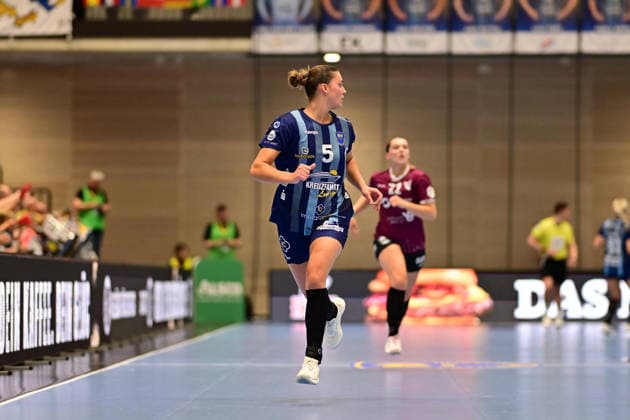 Handball I Frauen I Saison 2026-2027 I Bundesliga I 2. Spieltag I Buxtehuder SV - HC Leipzig I 05.09.2026 Maj Nielsen (5, Buxtehuder Sportverein) Buxtehude Halle Nord (Neu) Niedersachsen Deutschland Copyright: xLobeca FelixxWeißbergx