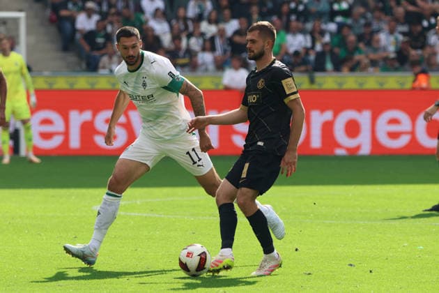 05.09.2026, Fussball, Herren, 1. Bundesliga, Saison 2026 2027, Borussia Mönchengladbach - SV 07 Elversberg, Lukasz Poreba (SV 07 Elversberg), Tim Kleindienst (Borussia Mönchengladbach) Mönchengladbach Ista-Borussia-Park Nordrhein-Westfalen Deutschland (DEU) *** September 5, 2026, Soccer, Men s, 1. Bundesliga, 2026–2027 season, Borussia Mönchengladbach vs. SV 07 Elversberg, Lukasz Poreba (SV 07 Elversberg), Tim Kleindienst (Borussia Mönchengladbach), Mönchengladbach, Ista, Borussia Park, North Rhine-Westphalia, Germany, DEU Copyright: xSebastianxBachx