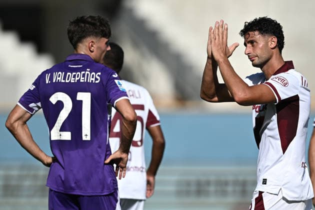 Mp Firenze 05 09 2026 - campionato di calcio serie A Fiorentina-Torino foto Matteo Papini Image nella foto: esultanza gol Rolando Mandragora 