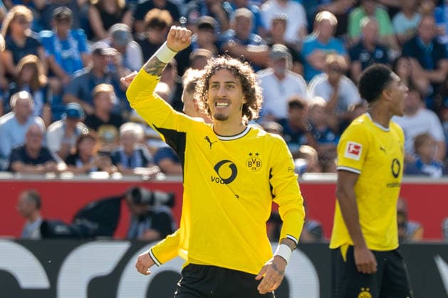 1. Bundesliga: TSG Hoffenheim vs Borussia Dortmund, 05.09.2026 Torschütze Fabio Silva (Borussia Dortmund, 21) feiert den Treffer zum 2:2-Ausgleich im Bundesligaspiel gegen die TSG 1899 Hoffenheim 1. Bundesliga: TSG Hoffenheim vs Borussia Dortmund, SNP Arena, 05.09.2026 DFB DFL REGULATIONS PROHIBIT ANY USE OF PHOTOGRAPHS AS IMAGE SEQUENCES AND OR QUASI-VIDEO. *** 1 Bundesliga: TSG Hoffenheim vs. Borussia Dortmund, September 5, 2026. Goal scorer Fabio Silva of Borussia Dortmund, No. 21, celebrates the goal that tied the game at 2–2 in the Bundesliga match against TSG 1899 Hoffenheim. 1 Bundesliga: TSG Hoffenheim vs. Borussia Dortmund, SNP Arena, September 5, 2026 DFB and DFL regulations prohibit any use of photographs as image sequences and or quasi-video. Copyright: xBEAUTIFULxSPORTS Hillx