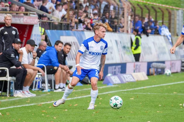 Deutschland: Fussball, 3. Liga, 4. Spieltag, Hänsch-Arena, SV Meppen vs. 1. FC Saarbrücken: Dominique Domröse (SV Meppen, 2) Copyright: xMichelxWittex