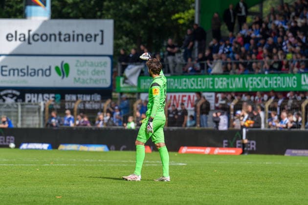 Deutschland: Fussball, 3. Liga, 4. Spieltag, Hänsch-Arena, SV Meppen vs. 1. FC Saarbrücken: Matteo Bignetti (1. FC Saarbrücken, 1) Copyright: xMichelxWittex