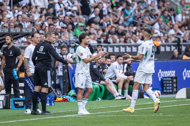 Fussball Bundesliga, Borussia Mönchengladbach vs. SV Elversberg, 05.09.2026 Last-Minute-Neuzugang Nicolas Kühn (Borussia Mönchengladbach 19) wirdeingewechselt -- Fussball Bundesliga, Borussia Mönchengladbach vs. SV Elversberg, 05.09.2026, ista Borussia Park, Mönchengladbach -- DFL REGULATIONS PROHIBIT ANY USE OF PHOTOGRAPHS AS IMAGE SEQUENCES AND OR Q‹UASI-VIDEO. *** German Bundesliga, Borussia Mönchengladbach vs. SV Elversberg, September 5, 2026. Last-minute signing Nicolas Kühn (Borussia Mönchengladbach 19) came on as a substitute. German Bundesliga, Borussia Mönchengladbach vs. SV Elversberg, September 5, 2026, at Borussia Park, Mönchengladbach. DFL regulations prohibit any use of photographs as image sequences and or quasi-video. Copyright: xBEAUTIFULxSPORTS Derixx