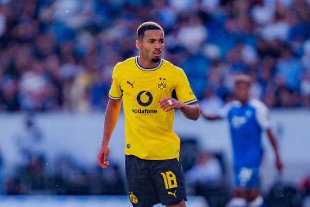 1. Bundesliga, 2. Spieltag, TSG 1899 Hoffenheim vs. Borussia Dortmund am 05.09.2026 Ethan Nwaneri WICHTIGER HINWEIS: Gemäß den Vorgaben der DFL und des DFB ist es untersagt, in dem Stadion und oder vom Spiel angefertigte Fotoaufnahmen in Form von Sequenzbildern und oder videoähnlichen Fotostrecken zu verwerten bzw. verwerten zu lassen. *** Bundesliga 1, Matchday 2, TSG 1899 Hoffenheim vs. Borussia Dortmund on September 5, 2026 Ethan Nwaneri IMPORTANT NOTICE: In accordance with DFL and DFB regulations, it is prohibited to use or allow the use of photographs taken in the stadium and or during the game in the form of sequential images and or video-like photo series Copyright: xBahhoxKarax