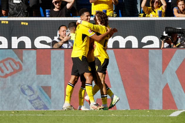 , Deutschland, Fussball, 1. Bundesliga, 2.Spieltag, 2026 2027, TSG Hoffenheim vs. Borussia Dortmund, 05.09.2026, Sinsheim SNP Arena Deutschland *** , Germany, Soccer, Bundesliga 1, Matchday 2, 2026–2027, TSG Hoffenheim vs. Borussia Dortmund, September 5, 2026, Sinsheim SNP Arena, Germany Copyright: xGrantxHubbsx