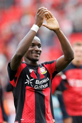 LEVERKUSEN, GERMANY - SEPTEMBER 5, 2026: Fans celebrating Moussa Diaby (Bayer 04 Leverkusen, 19) after the German Bundesliga match on gameday 2 between Bayer 04 Leverkusen vs. 1. FC Union Berlin at BayArena on September 5, 2026 in Leverkusen, Germany. DFL REGULATIONS PROHIBIT ANY USE OF PHOTOGRAPHS AS IMAGE SEQUENCES AND OR QUASI-VIDEO. Northrhine-Westphalia Germany Copyright: xAxelxKohringx