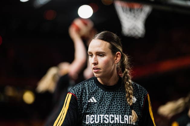 FIBA Women™s Basketball World Cup 2026: Deutschland vs. Japan, 05.09.2026 Emily Bessoir (Deutschland, 22); Basketball, FIBA Women™s Basketball World Cup 2026, Gruppenphase, Gruppe A, 2. Spieltag: Deutschland vs. Japan am 05.09.2026 in der Max-Schmeling-Halle, Berlin Copyright: xBEAUTIFULxSPORTS Tonhäuserx