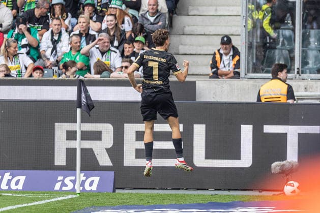 Fussball Bundesliga, Borussia Mönchengladbach vs. SV Elversberg, 05.09.2026 Maurice Krattenmacher (SV Elversberg 7) feiert seinen 3:4 Siegtreffer -- Fussball Bundesliga, Borussia Mönchengladbach vs. SV Elversberg, 05.09.2026, ista Borussia Park, Mönchengladbach -- DFL REGULATIONS PROHIBIT ANY USE OF PHOTOGRAPHS AS IMAGE SEQUENCES AND OR Q‹UASI-VIDEO. *** German Bundesliga, Borussia Mönchengladbach vs. SV Elversberg, September 5, 2026: Maurice Krattenmacher of SV Elversberg celebrates scoring the winning goal in a 3–4 victory. German Bundesliga, Borussia Mönchengladbach vs. SV Elversberg, September 5, 2026, ista Borussia Park, Mönchengladbach DFL REGULATIONS PROHIBIT ANY USE OF PHOTOGRAPHS AS IMAGE SEQUENCES AND OR QUASI-VIDEO Copyright: xBEAUTIFULxSPORTS Derixx