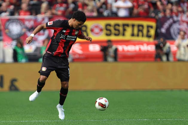 Malik Tillmann (Bayer 04 Leverkusen) in Aktion, am Ball, Einzelaktion waehrend des Spiels der 1. Bundesliga zwischen Bayer 04 Leverkusen und 1. FC Union Berlin, BayArena am 05. September 2026 in Leverkusen, Deutschland. (Foto von Oliver Kaelke DeFodi Images) +++ Malik Tillmann (Bayer 04 Leverkusen) controls the ball during the Bundesliga match between Bayer 04 Leverkusen and 1. FC Union Berlin at BayArena on September 5, 2026 in Leverkusen, Germany. (Photo by Oliver Kaelke DeFodi Images) DFB DFL REGULATIONS PROHIBIT ANY USE OF PHOTOGRAPHS AS IMAGE SEQUENCES AND OR QUASI-VIDEO. (Photo by Oliver Kaelke DeFodi Images) - *** Malik Tillmann of Bayer 04 Leverkusen in action, on the ball, making a solo run during the Bundesliga match between Bayer 04 Leverkusen and 1. FC Union Berlin, BayArena on September 5, 2026, in Leverkusen, Germany. Photo by Oliver Kaelke, DeFodi Images. Malik Tillmann of Bayer 04 Leverkusen controls the ball during the Bundesliga match between Bayer 04 Leverkusen and 1 FC Union Berlin at BayArena on September 5, 2026 in Leverkusen, Germany. Photo by Oliver Kaelke, DeFodi Images. DFB and DFL regulations prohibit any use of photographs as image sequences and or quasi-video. Photo by Oliver Kaelke, DeFodi Images.