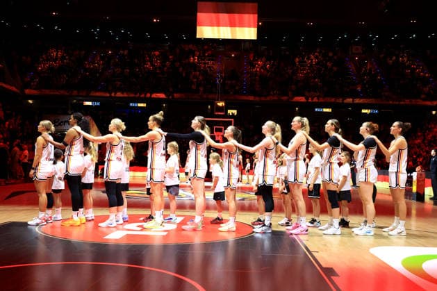 05.09.2026, GER, Basketball, Frauen , Basketball-WM, 2026, 1. Spieltag, Deutschland vs. Japan Deutscher-Spielerkreis Berlin Max-Schmeling-Halle Berlin Deutschland Copyright: xNordphotox xEnglerx