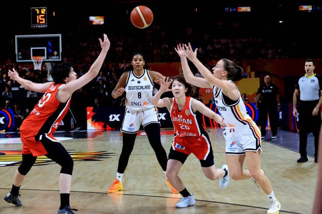 05.09.2026, GER, Basketball, Frauen , Basketball-WM, 2026, 1. Spieltag, Deutschland vs. Japan Nyara Sabally ( Deutschland 8 ) Berlin Max-Schmeling-Halle Berlin Deutschland Copyright: xNordphotox xEnglerx